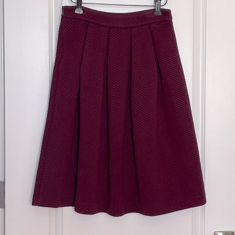 Forever 21 Burgandy Purple Full Skirt